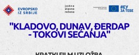 Креативна радионица и изложба у оквиру пројекта „Кладово, Дунав, Ђердап – токови сећања“