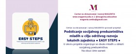 Едукација за младе о социјалном предузетништву Центра за образовање и развоја МАГЕНТА и пројекта EASY STEPS 